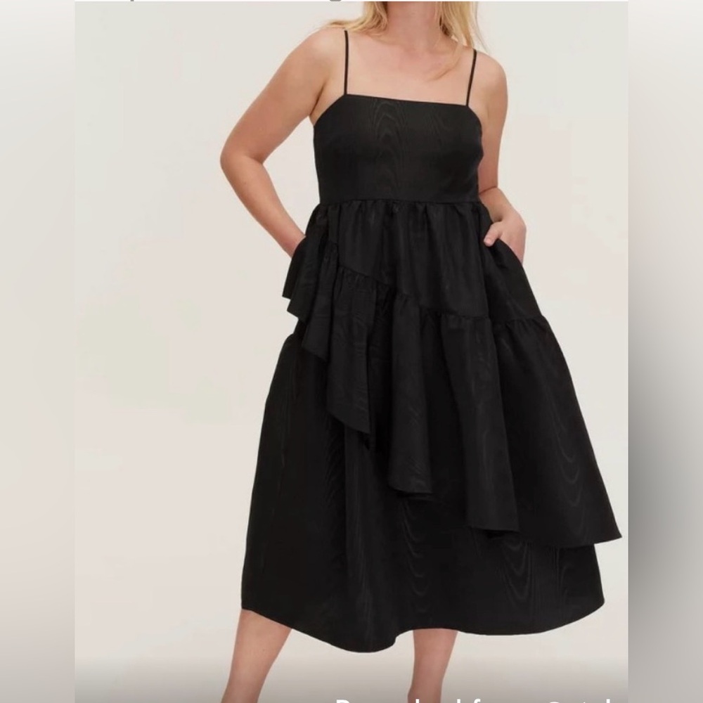 🤍Kate Spade Black tiered Dress 🖤